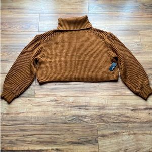 Ardene Cowl Neck Cable-knit Sweater